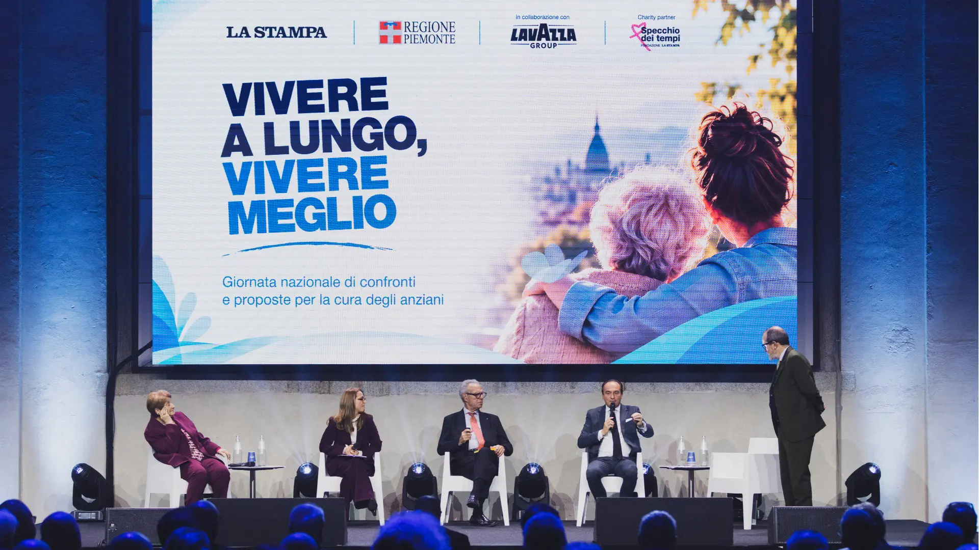 Torino 30-10-2026 Reporters - LA STAMPA CONVEGNO “VIVERE A LUNGO, VIVERE MEGLIO” PRESSO LA NUVOLA LAVAZZA